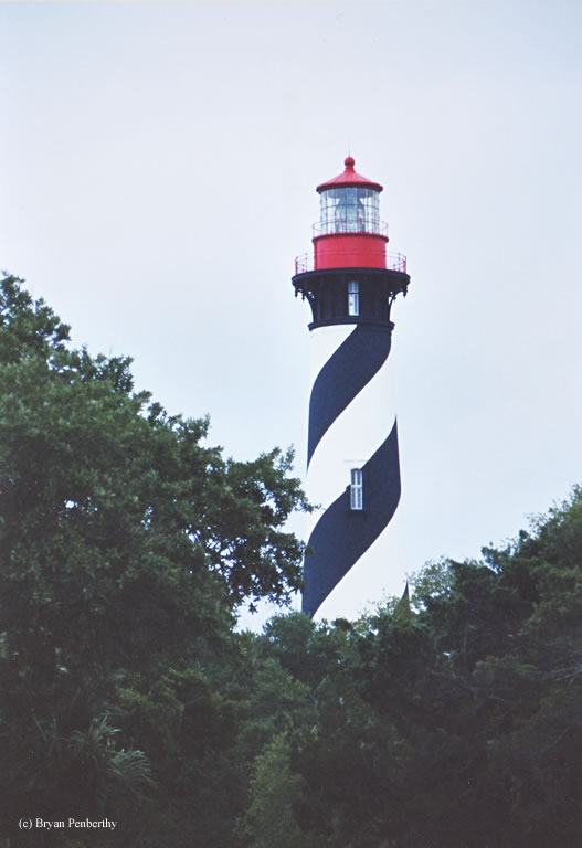 Photo of the St. Augustine Lighthouse.