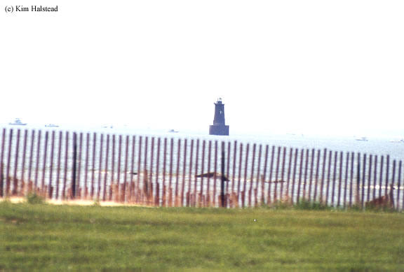 Photo of the Bloody Point Bar Lighthouse.