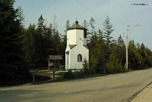 The door and window in the lighthouse.