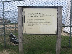 "Barnegat Lighthouse" sign.