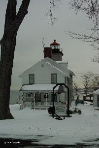 Front view of the lighthouse.