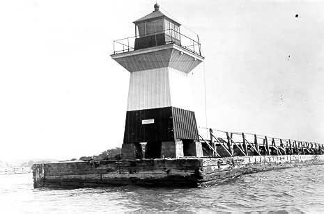 1871 Oak Orchard Lighthouse photo courtesy US Coast Guard