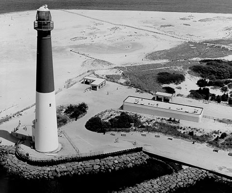 U.S. Coast Guard Archive Photo of the Barnegat Inlet Lighthouse