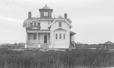 U.S. Coast Guard Archive Photo of the Finns Point Front Range Lighthouse