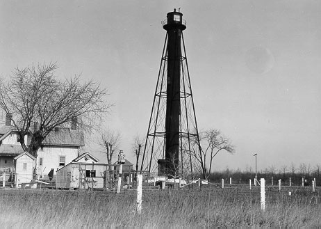 U.S. Coast Guard Archive Photo of the Finns Point Lighthouse