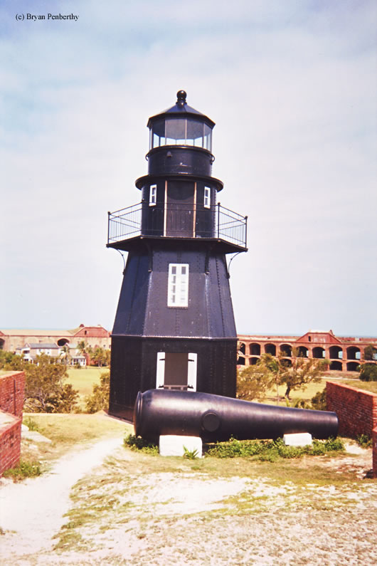 Photo of the Garden Key Lighthouse.