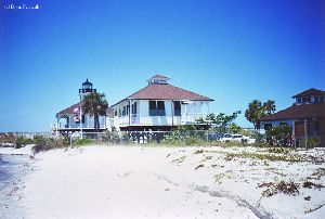 The lightstation from the beach.
