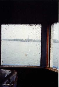 The lantern room overlooking the Niagara River.