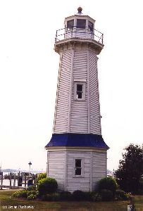 Grand Island Lighthouse tower.
