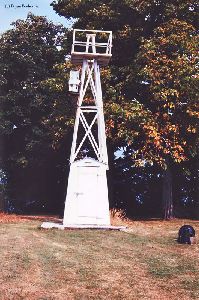 Original rear range light for Grand Island.