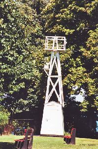 Original rear range light for Grand Island.