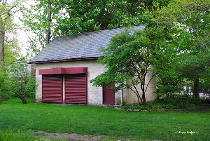 Garage building.