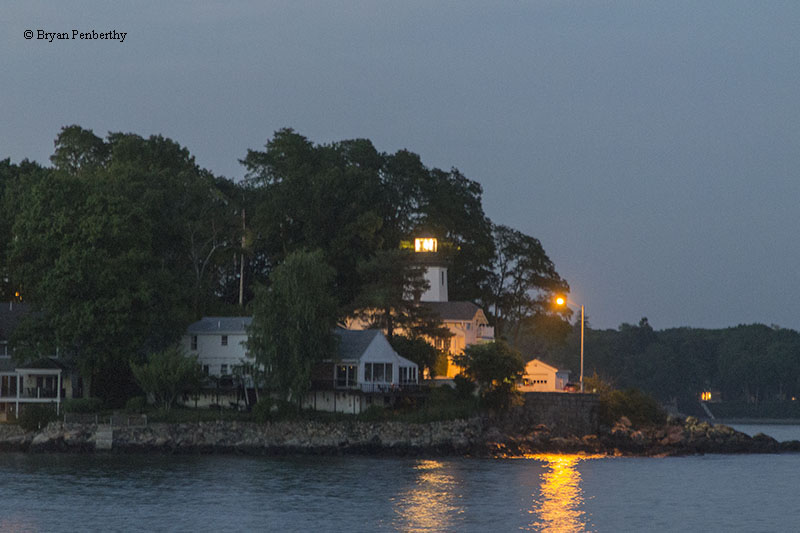 Photo of the Hospital Point Range Front Lighthouse.
