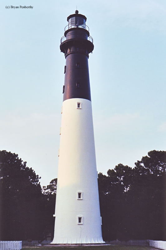 Photo of the Hunting Island Lighthouse.