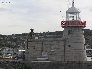 Close up of the lighthouse.