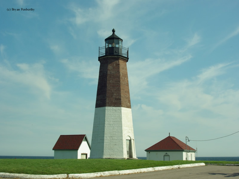 Photo of the Point Judith Lighthouse.