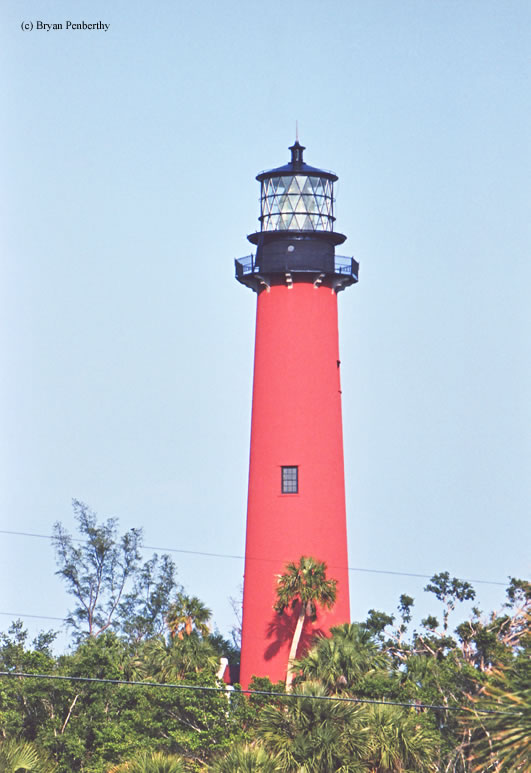 Photo of the Jupiter Inlet Lighthouse.