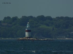 Close up of the lighthouse.