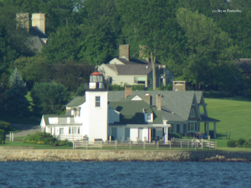 Photo of the Nayatt Point Lighthouse.