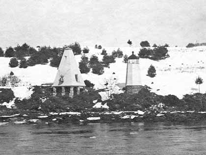 National Archives Photo of the Doubling Point Lighthouse