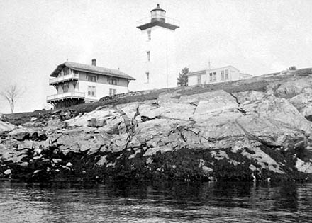 National Archives photo of the Hospital Point Lighthouse