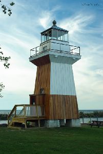 Close up of the tower.