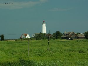 The lighthouse from across the field.