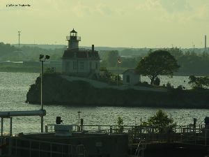 View from the pollution control facility.