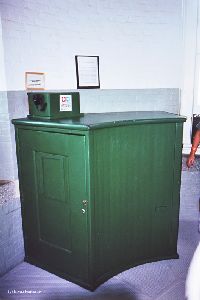 Storage area at the top of the tower.