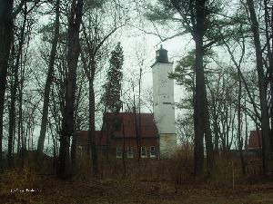 Back of the lighthouse.