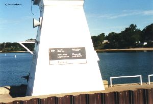 Port Dover Lightstation sign.