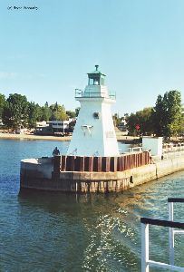 Coming back into port after a day on the lake.