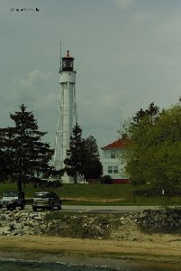 The lighthouse and quarters.