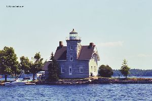The island and the lightstation.