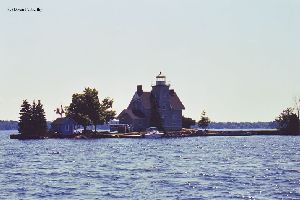 Approaching the station from the water.