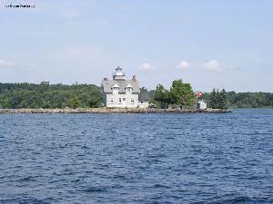 Beautiful close up shot of the lighthouse.