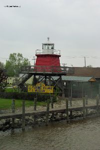 Lighthouse as shot from the bridge.